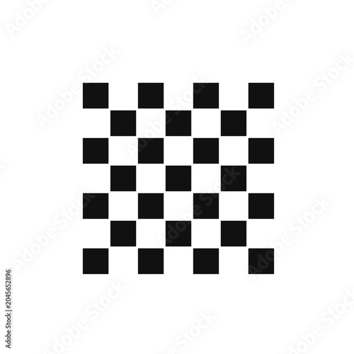 Photos A simple black and white checkerboard grid