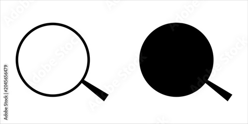Foto magnifying glass tool graphic icon vector