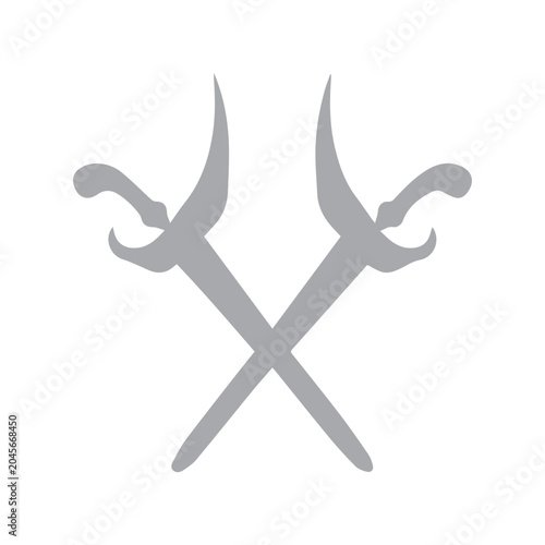 Εκτύπωση καμβά Kris daggers emblem