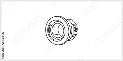Fotografía Technical Drawing of a Hydraulic Jet Nozzle