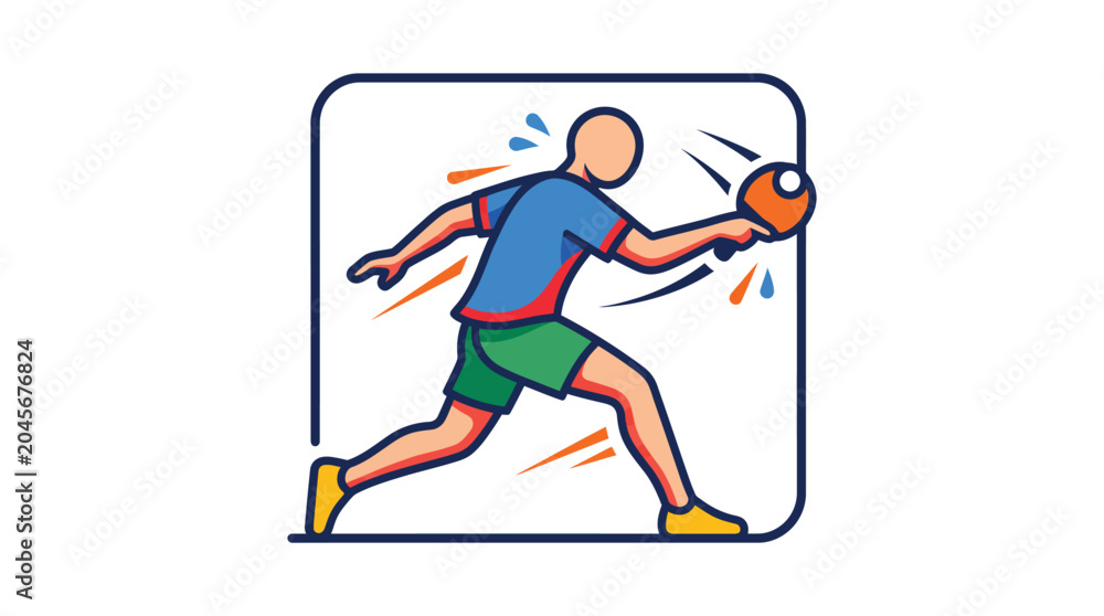 Fototapeta premium Table Tennis Vector Icon