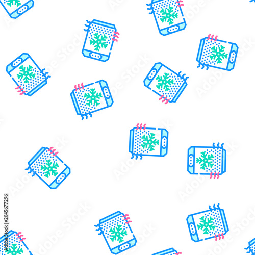 Tableau sur toile air cooling filter vector seamless pattern air cooling filter sign illustration