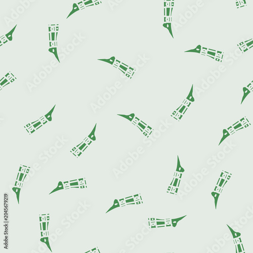 Canvastavla bone splint fracture injury glyph vector seamless pattern