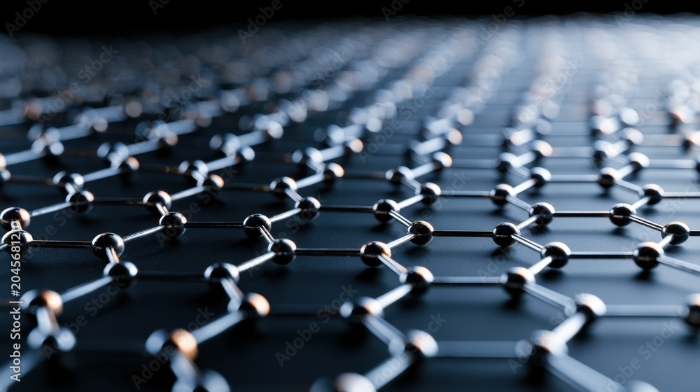 Obraz premium Nanotechnology develops microscopic materials and systems for healthcare, electronics, advanced manufacturing, and scientific innovation. 
