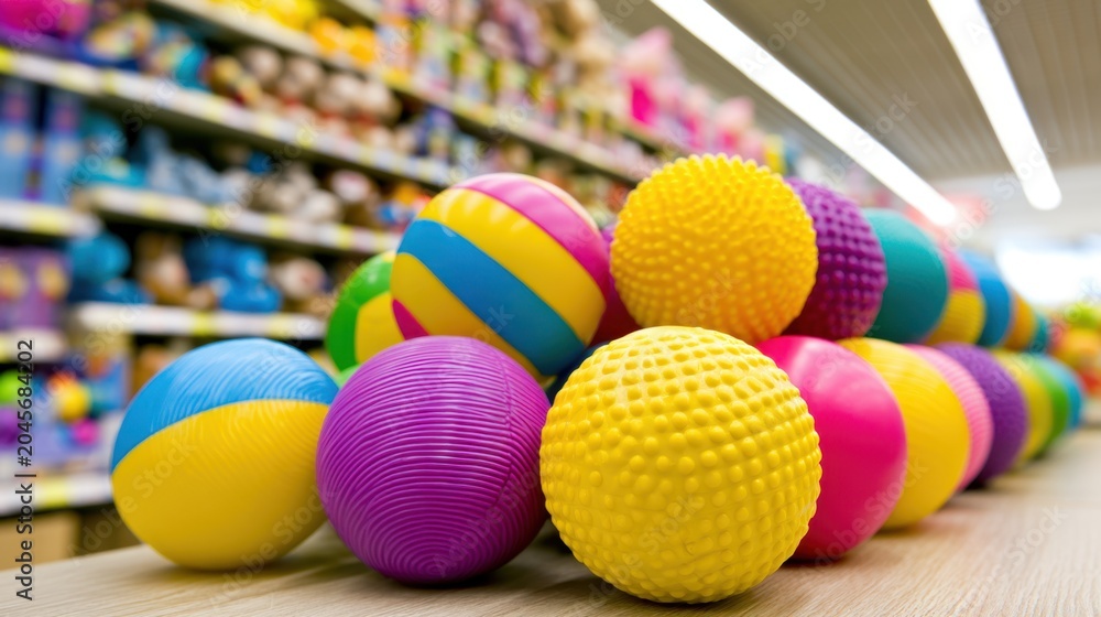 Obraz premium A toy store offering toys, games, puzzles, and educational play items that support children’s fun, creativity, and development. 