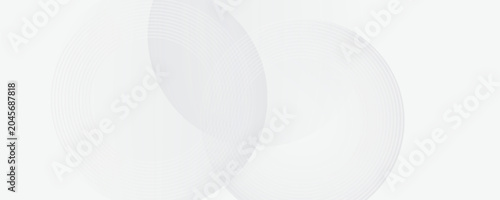Konstfotografi White geometric abstract background overlap layer on bright space with lines effect decoration