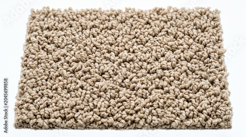 brown carpet isolated on white