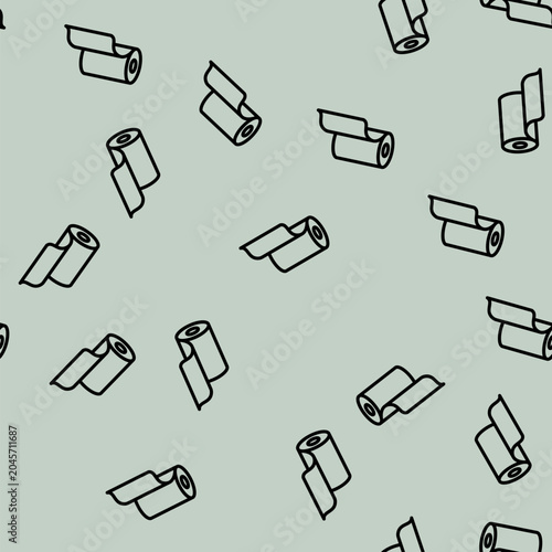 absorbent compress dressing first aid line seamless pattern absorbent compress dressing first aid thin line illustration