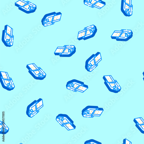 trench outerwear male isometric seamless pattern. trench outerwear male sign illustration