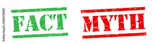 Fotografija Fact and Myth stamps