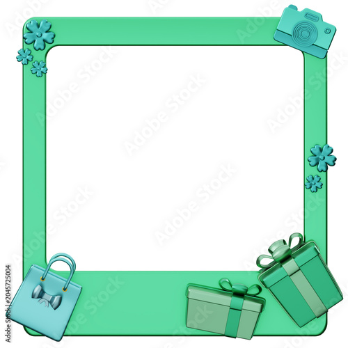 Birthday Photo Frame with Decoration