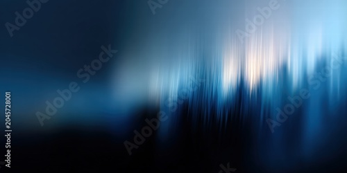 Stunning Blue Light Effects with Dynamic Motion