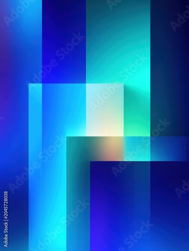 Abstract Geometric Blue Background for Design