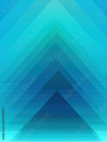 Dynamic Blue Geometric Pattern with Abstract Design