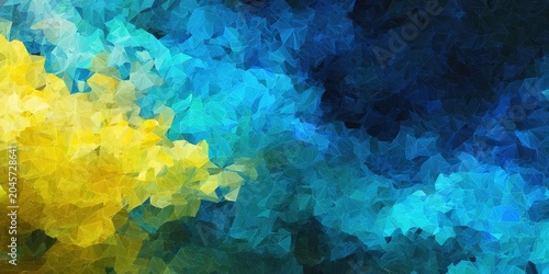 Vibrant Abstract Art with Bold Colors