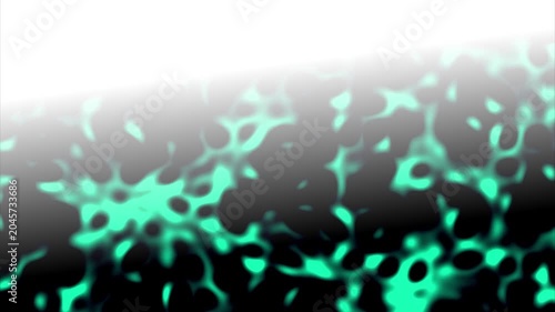 Seamless looping abstract animated background featuring glowing green fluid organic shapes flowing smoothly over a dark gradient backdrop, ideal for modern motion graphics