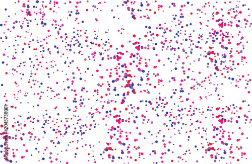 Colorful confetti falling on, festive party celebration background, vector illustration