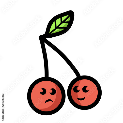 funny fruit cartoon