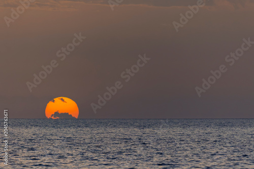 фотографія sunset on Rhodos, Greece near Fanes village