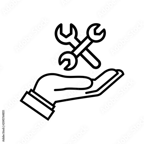 Foto Wrenches icon vector