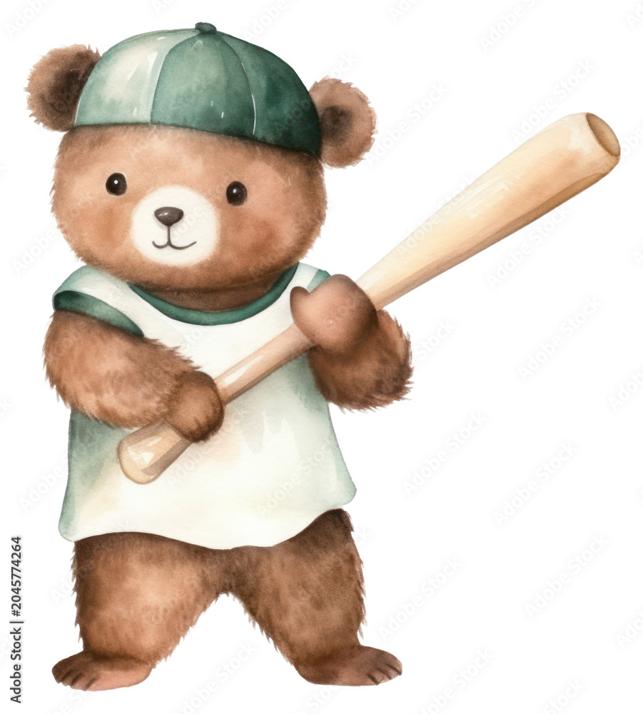 Fototapeta premium PNG Sloth baseball toy