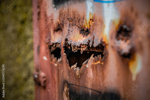 Schilderij op canvas Rdza