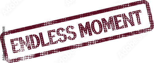 Billede på lærred Professional distressed red rectangular stamp featuring the meaningful words End