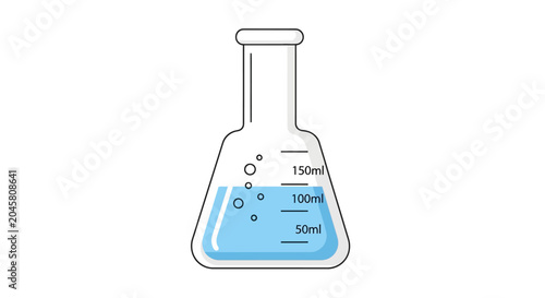 Billede på lærred Erlenmeyer Flask Laboratory Equipment.