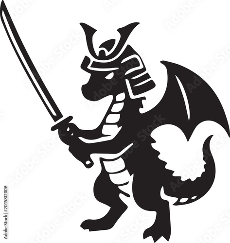 Valokuva Samurai Dragon Warrior