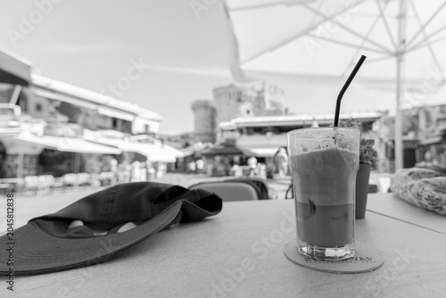 Foto in the old town of Rhodos on Rhodos Island, Greece