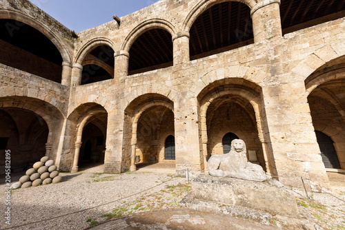 in the old town of Rhodos on Rhodos Island, Greece