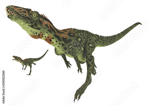 Foto Dinosaurier Masiakasaurus, Freisteller