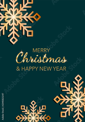 Canvas-taulu Winter holiday greeting card