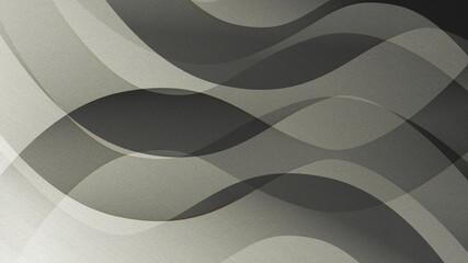 Abstract gray background with complex overlapping wave patterns