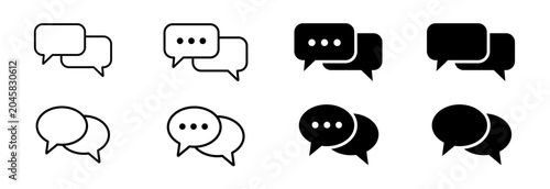 Bild auf Leinwand Comment icon speech bubble symbol