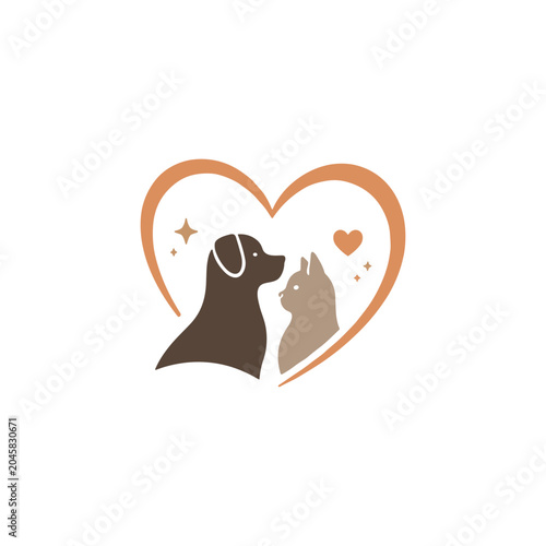 Foto Pet Logo Illustration