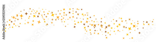 Gold stars confetti