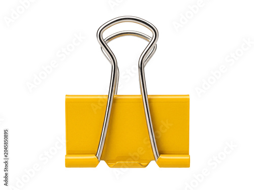 Isolated clean yellow binder element