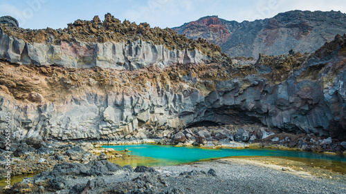 Tableau sur toile Landscape of Echentive Beach (La Palma, Spain)