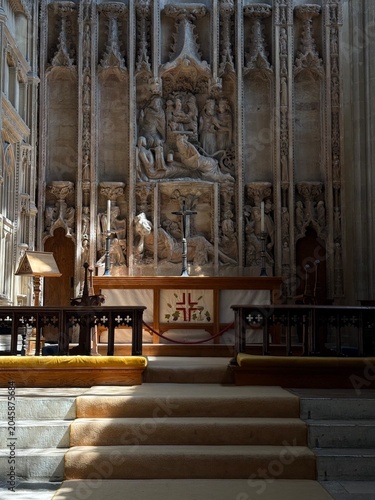 Fényképezés Stone altar bathed in light
