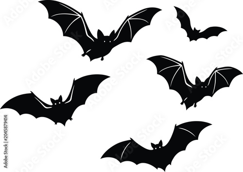 halloween bat and bats
