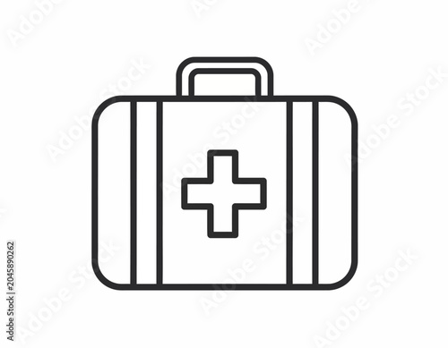 Medical First Aid Box Outline Icon