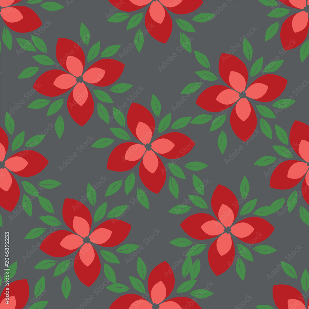 Obraz premium seamless floral pattern