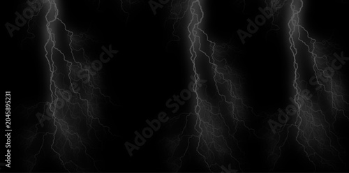 Lightning storm background with electric flashes, dark and dramatic