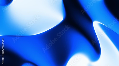 Glassmorphism curves shift over a deep blue and dark void background in a luxurious 3D render loop built for premium tech app backgrounds