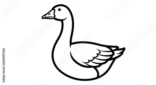 illustration of a duck