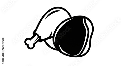 headphones on white background