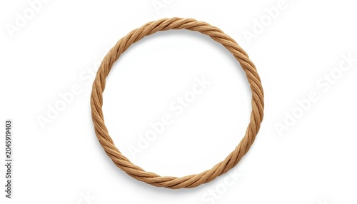 There is a picture of a twisted rope on a white background