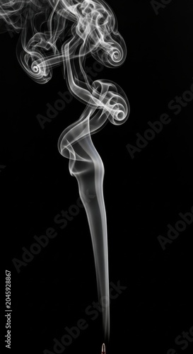Smoke, wispy smoke, white smoke, smoke on black, fog effect