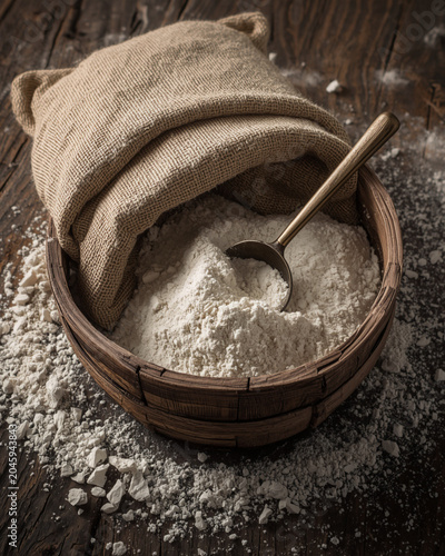 bread flour, all purpose flour, baking flour, wheat ingredient, grain product, food ingredient, baking stock, kitchen pantry, raw ingredient, culinary ingredient, baking texture, flour texture, powder